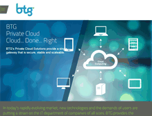 Tablet Screenshot of btgonecloud.com